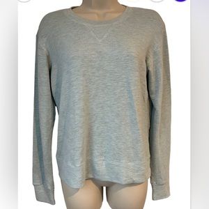 MONROW Super Soft Pale‎ Light Blue Crewneck Long Sleeves Lightweight Sweatshir…